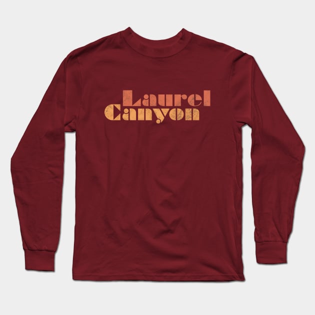 Laurel Canyon worn look Long Sleeve T-Shirt by retropetrol